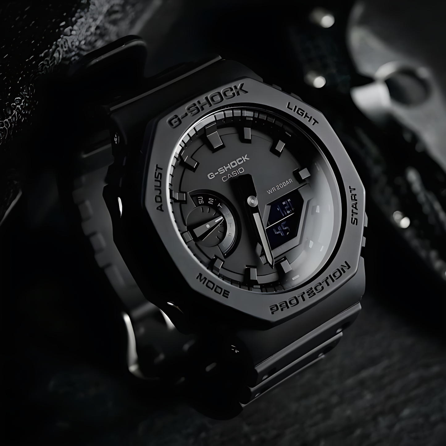 G-Shock GA-2100 – Jet Black Stealth Edition