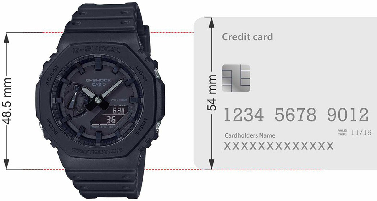 G-Shock GA-2100 – Jet Black Stealth Edition