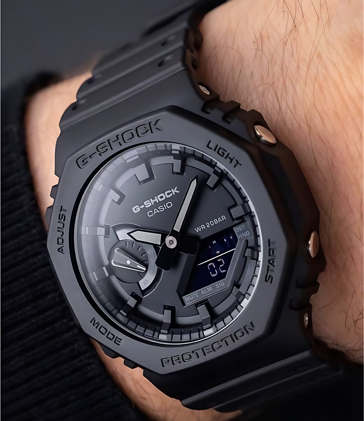 G-Shock GA-2100 – Jet Black Stealth Edition