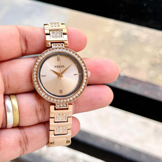 Fossil Women's Karli Rose Gold Watch