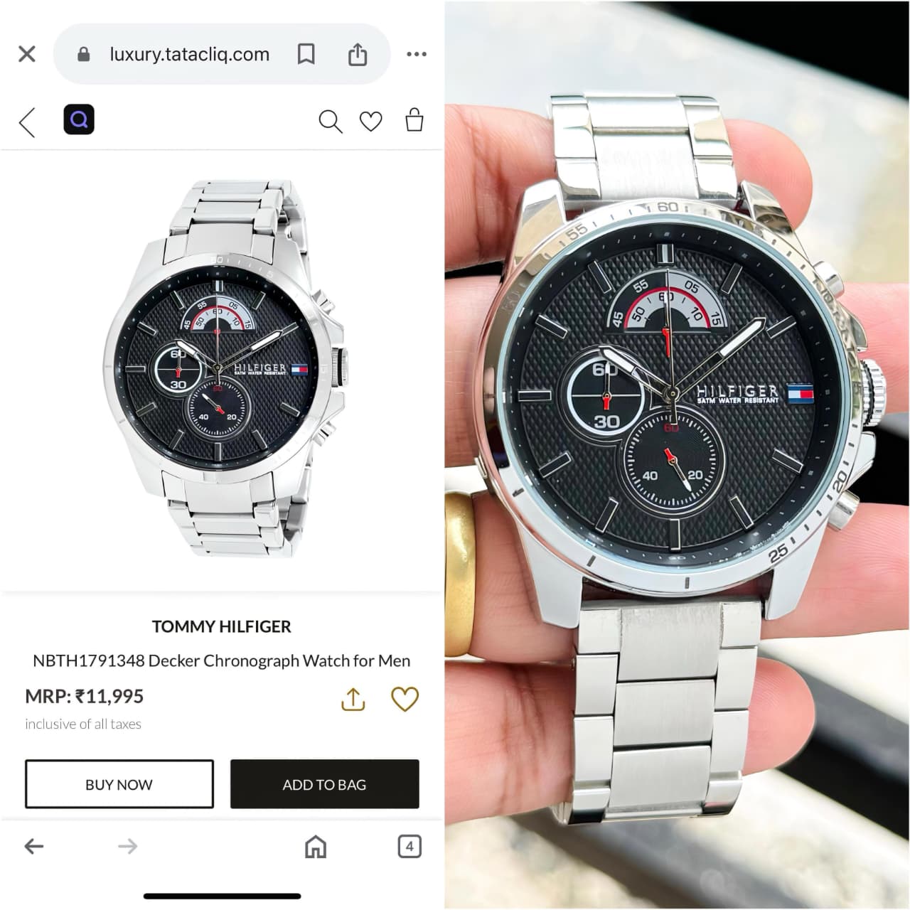 Tommy Hilfiger Decker Chronograph Men's Watch