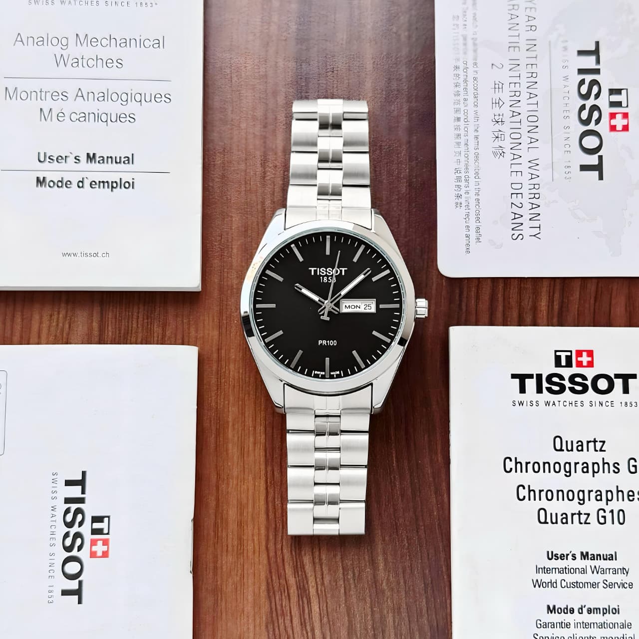 Tissot PR100 Day & Date Men's Watch