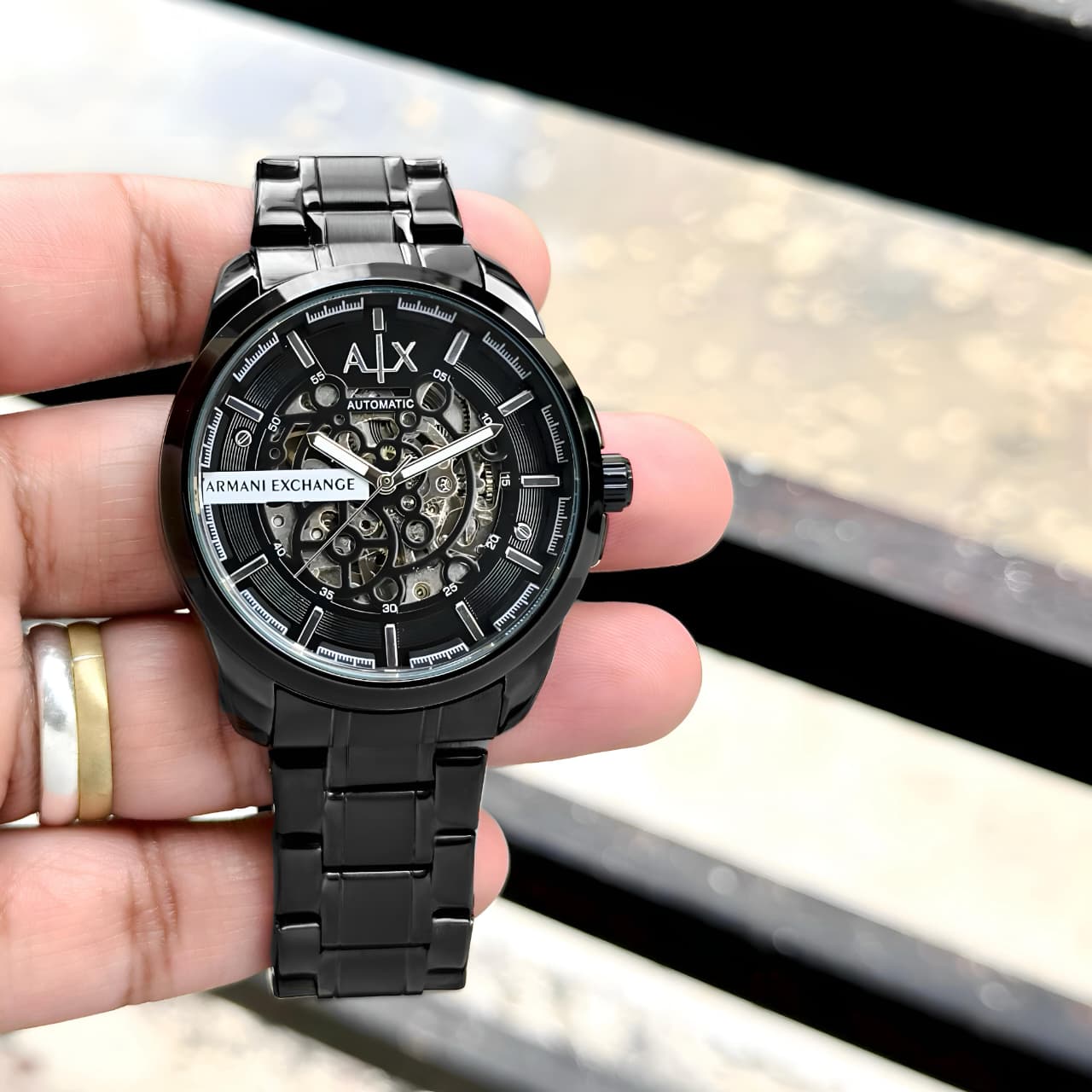 ARMANI €XCHANGE Hampton AX2418 Skeleton Automatic