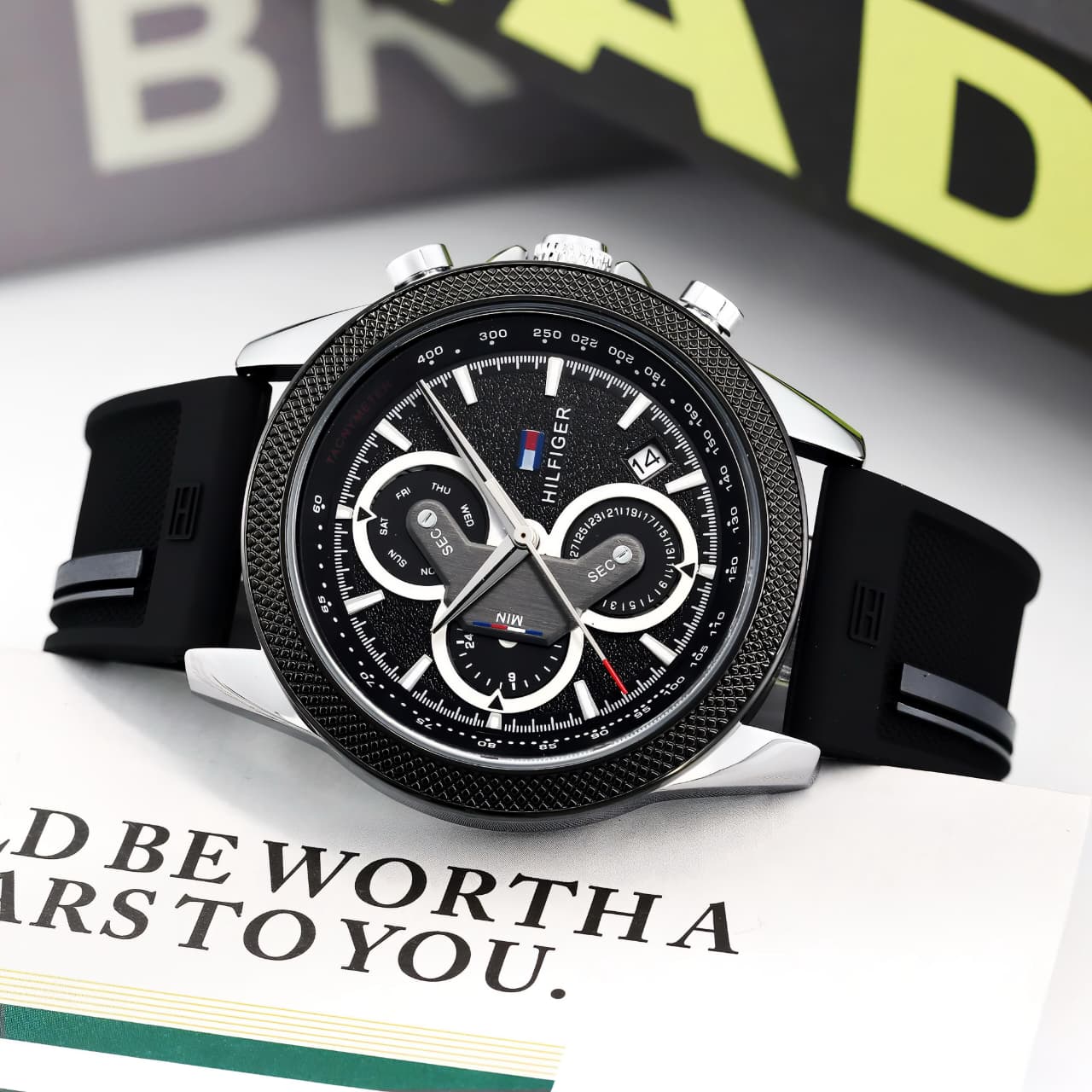 Tommy Hilfiger Clark Chronograph – Bold Racing-Inspired Edition