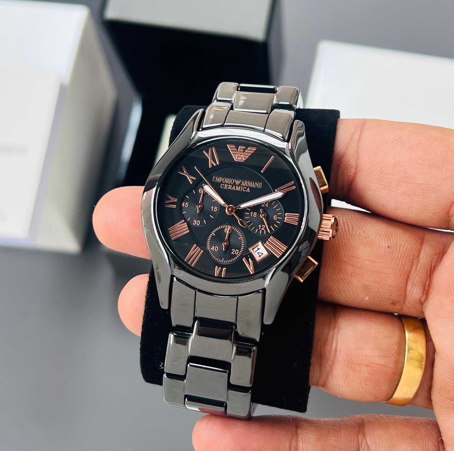Emporio Armani AR11081 – ceramica Chronograph Collection
