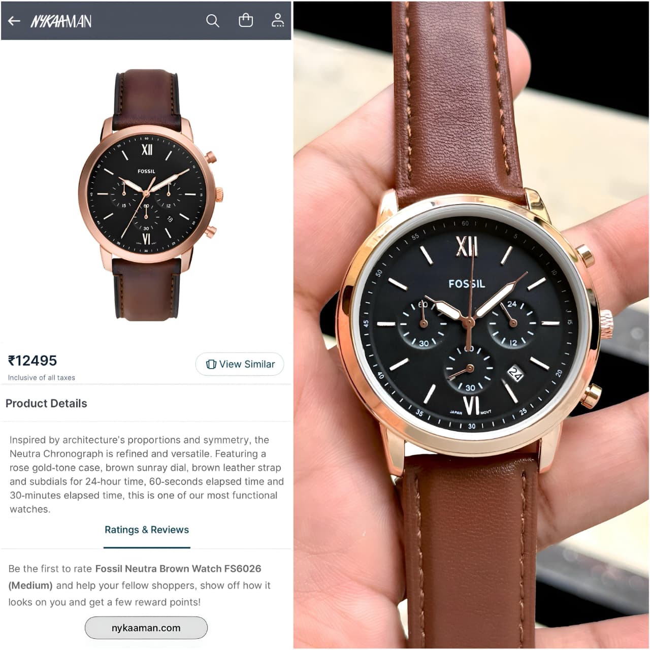 Fossil Neutra Chronograph FS6026