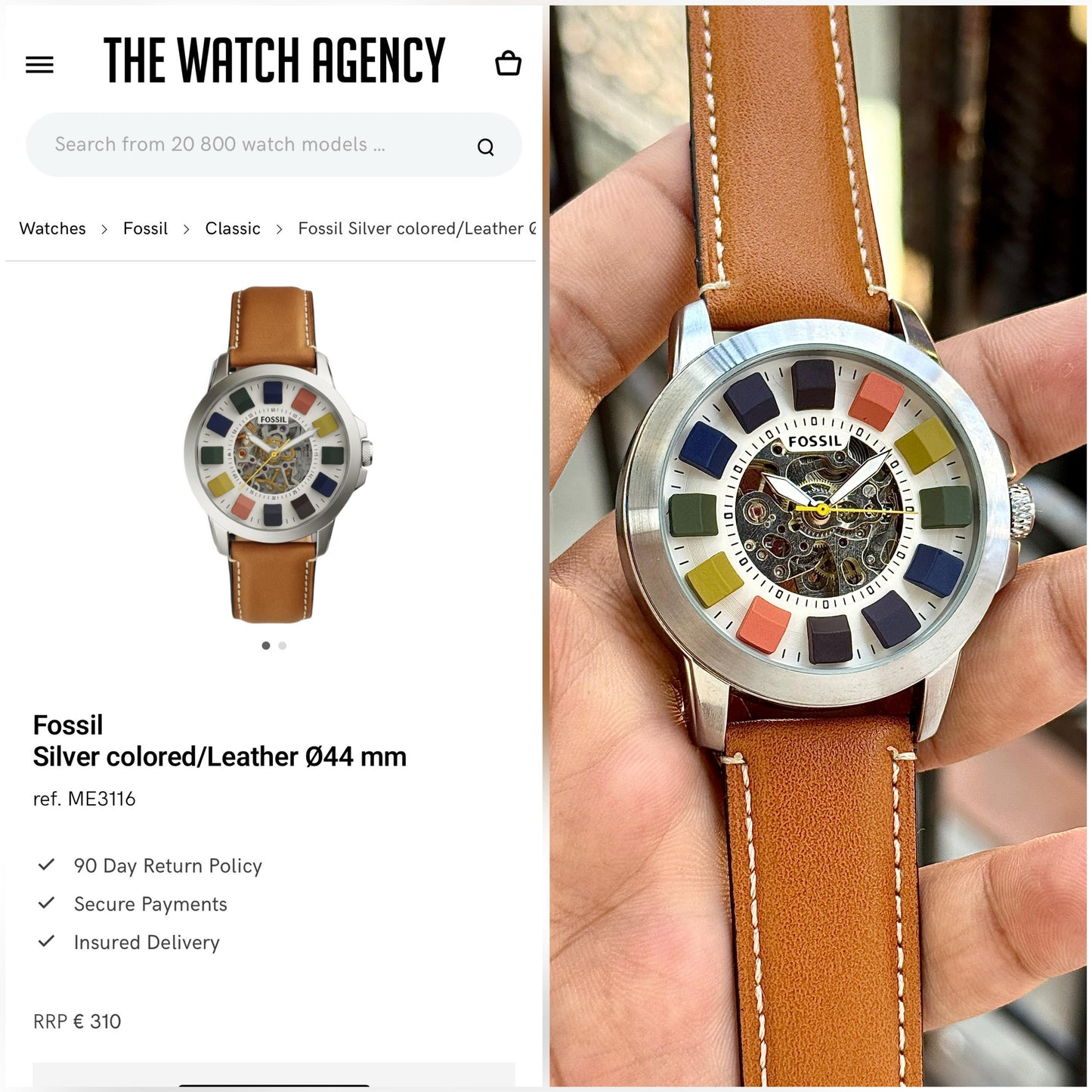 F0SSIL Grant Automatic Multicolour Skeleton