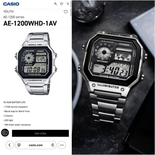 Casio AE-1200WHD