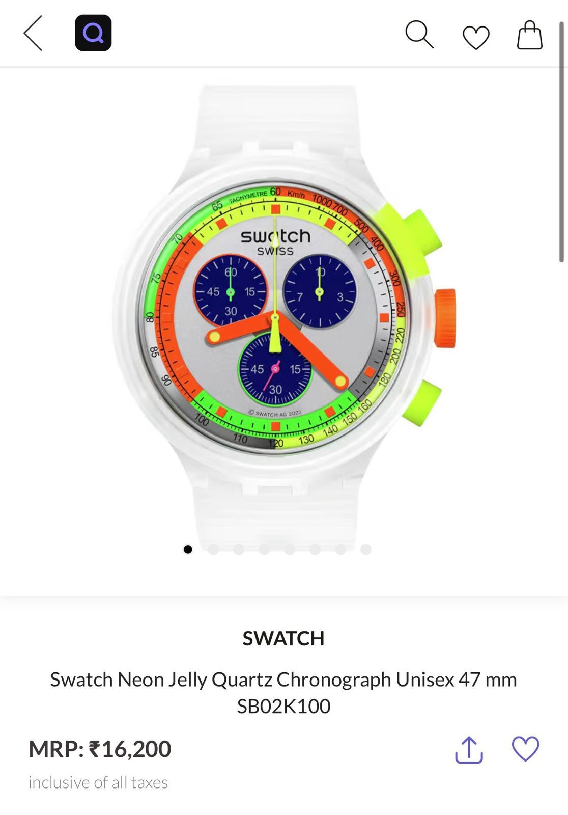 Swatch Premium Chronograph Watch