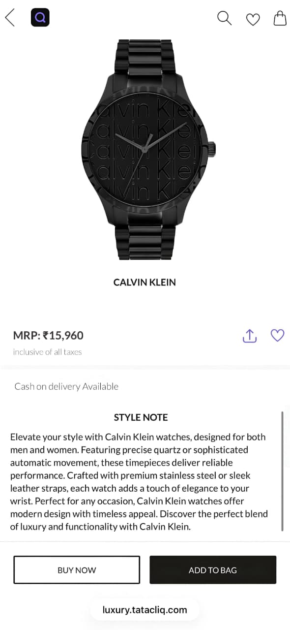 Calvin Klein Iconic