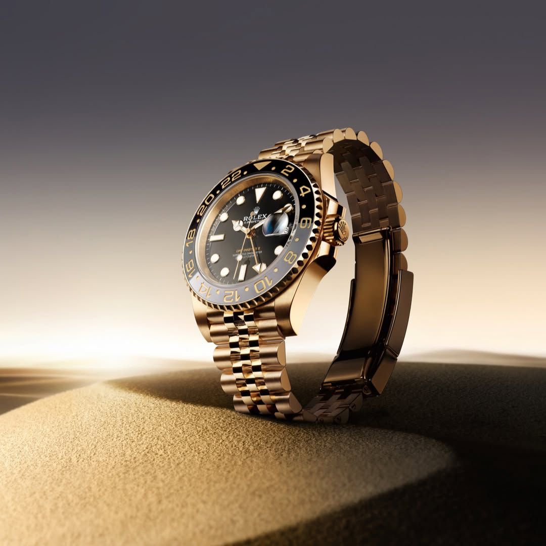 Rolex GMT Master II Gold Edition Mens Watch