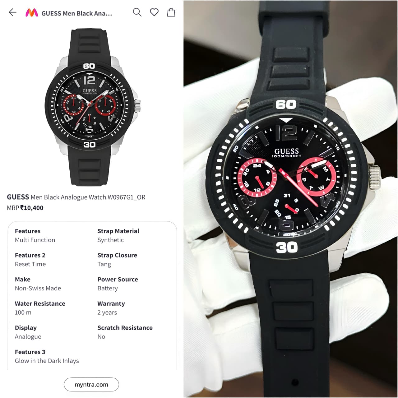 Guess Analog Chronograph