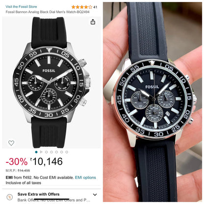 F0SSIL Bannon Chronograph Men's Watch
