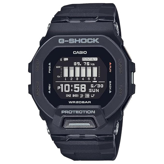 G-Shock GBD-200-1DR Digital Dial Black Men's Watch