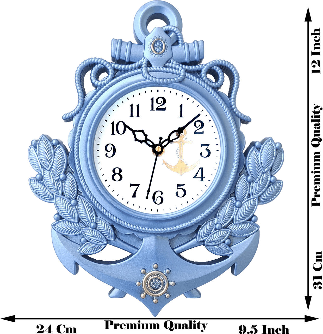 Royal Anchor Wall Clock