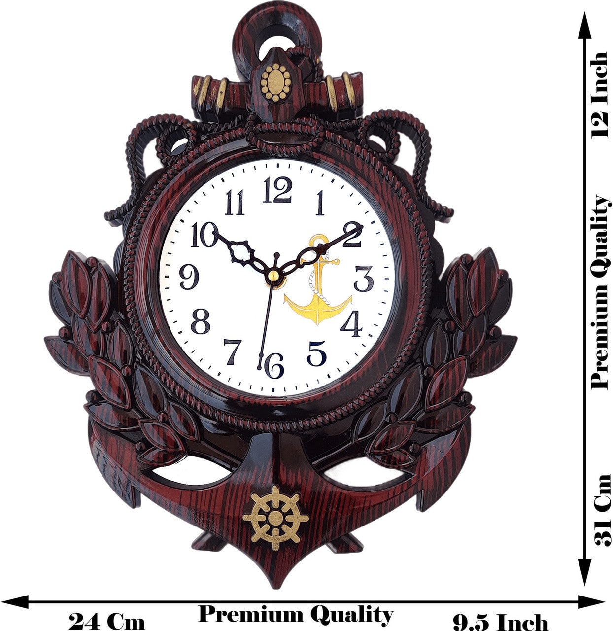 Royal Anchor Wall Clock