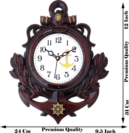Royal Anchor Wall Clock