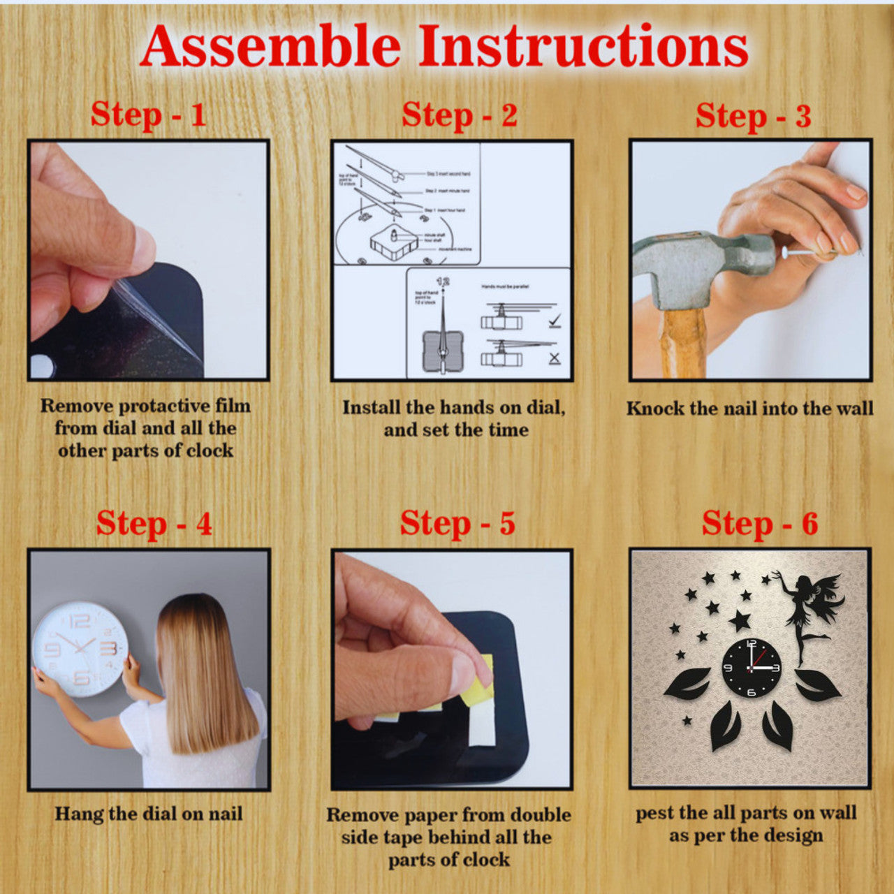 Fairy Dream Wall Clock