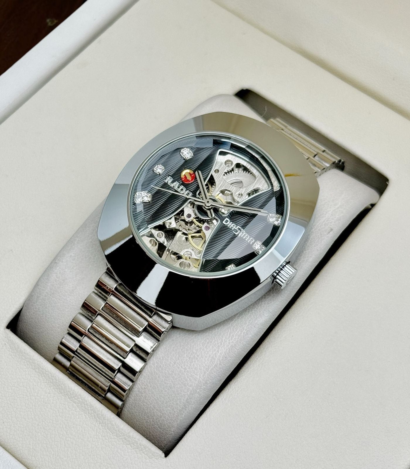 Rado DiaStar Skeleton Watch in Silver Edition