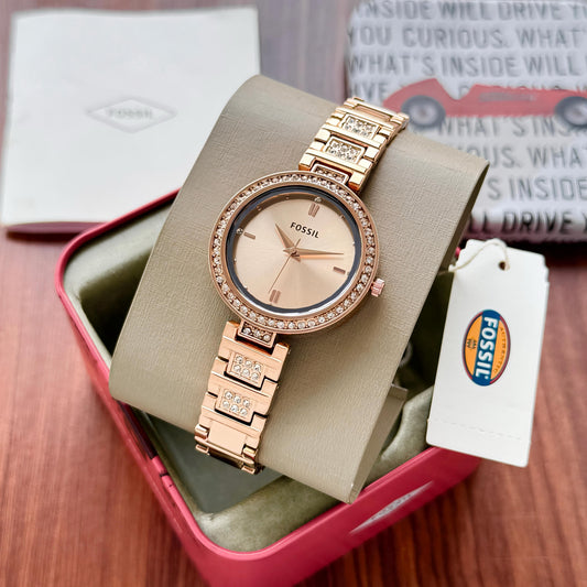 Fossil Women's Karli Rose Gold Watch