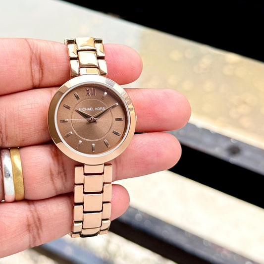 Michael Kors Women's Slim Rose Gold Watch