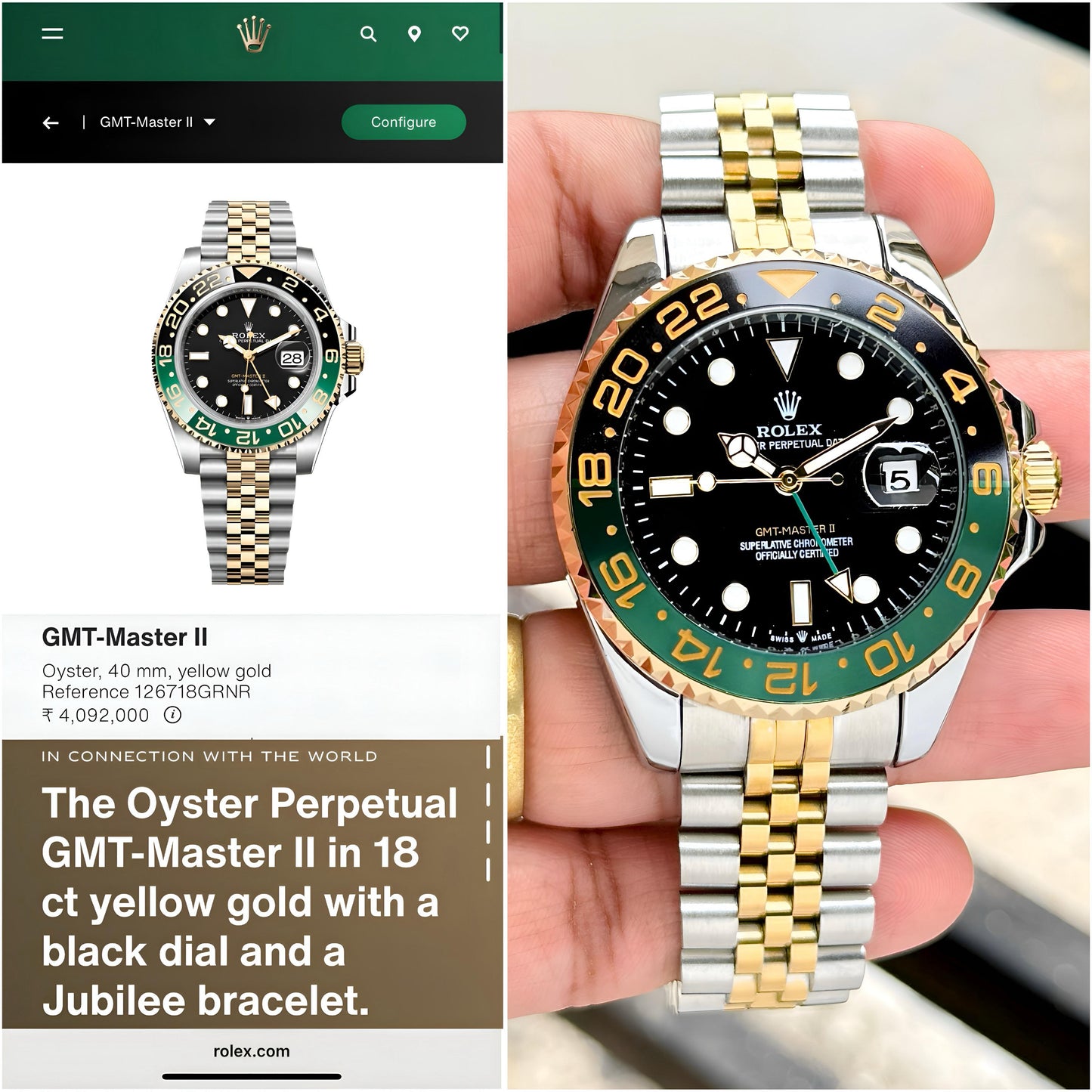 Rolex GMT Master II