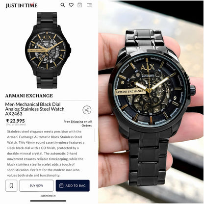 Armani Exchange Hampton Automatic Men's Watch