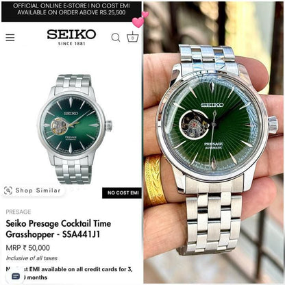 Seiko Presage Cocktail Time Watch