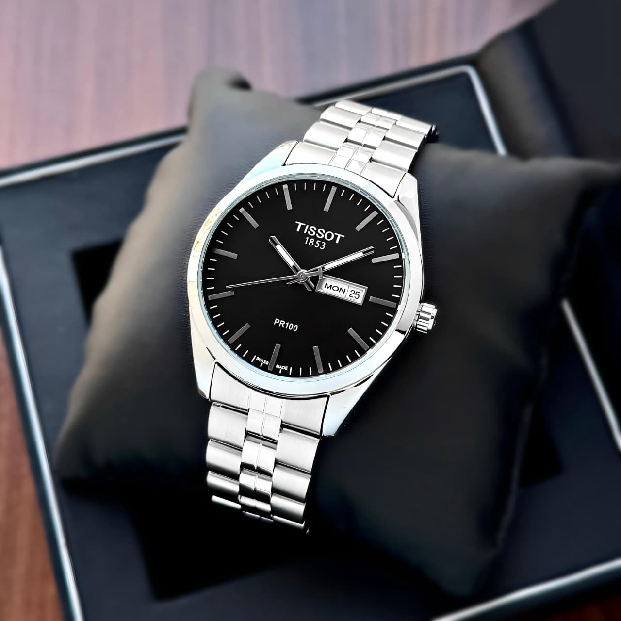 Tissot PR100 Day & Date Men's Watch