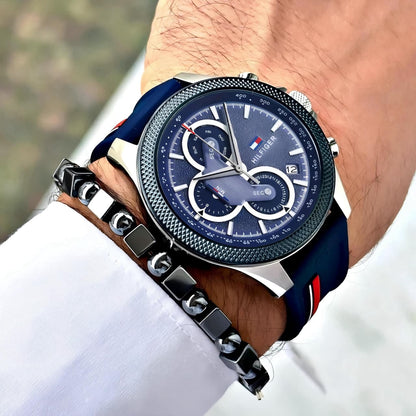 Tommy Hilfiger Clark Chronograph – Bold Racing-Inspired Edition