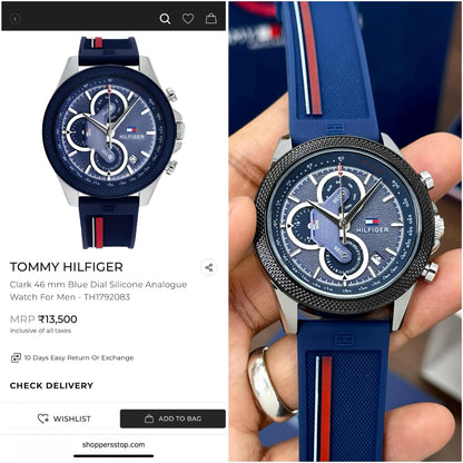 Tommy Hilfiger Clark Chronograph – Bold Racing-Inspired Edition
