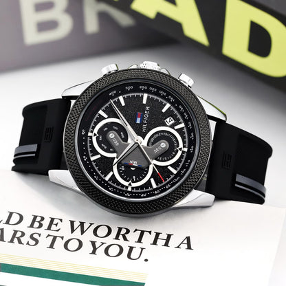 Tommy Hilfiger Clark Chronograph – Bold Racing-Inspired Edition
