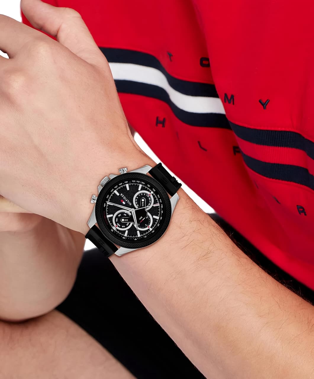 Tommy Hilfiger Clark Chronograph – Bold Racing-Inspired Edition