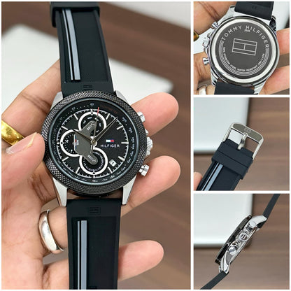 Tommy Hilfiger Clark Chronograph – Bold Racing-Inspired Edition