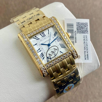 Cartier Golden W69010Z4 Unisex Watch
