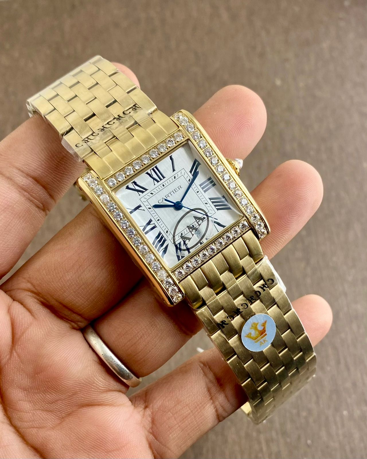 Cartier Golden W69010Z4 Unisex Watch
