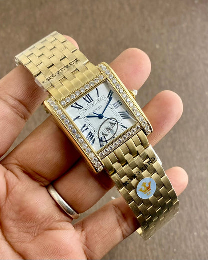 Cartier Golden W69010Z4 Unisex Watch