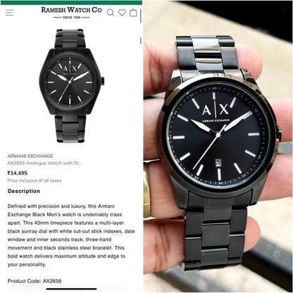 Armani Exchange AX2858 For Men's