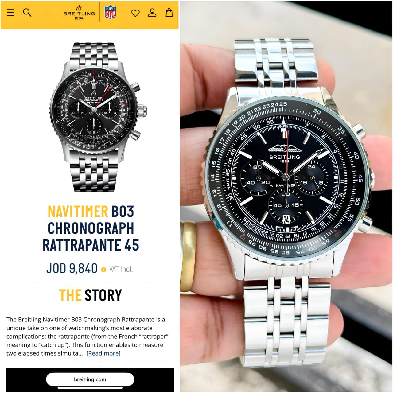 Breitling Navitimer Chronograph
