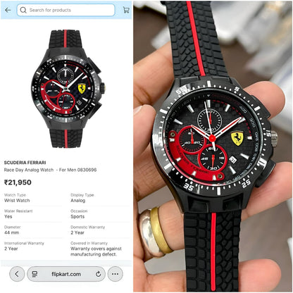 Scuderia Ferrari Race Chronograph Men's Watch