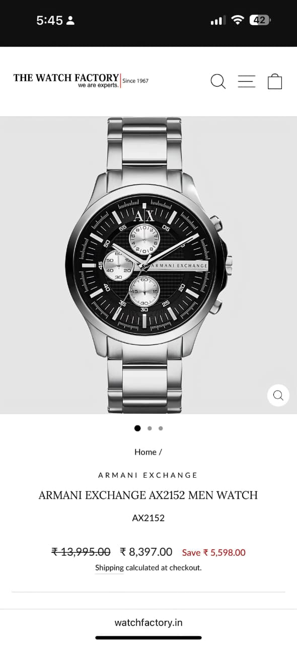 Armani Exchange AX2152
