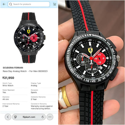 Scuderia Ferrari Race Chronograph Men's Watch