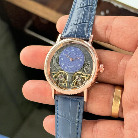 BREGU€T Tradition Dual Tourbillon Men's Watch