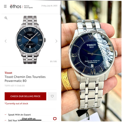 Tissot Chemin Des Tourelles Powermatic 80