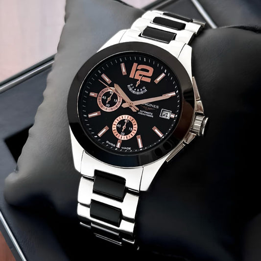 L0NGINES Conquest Chrono Ceramica