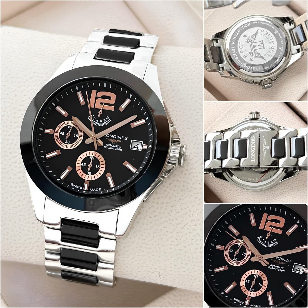 L0NGINES Conquest Chrono Ceramica