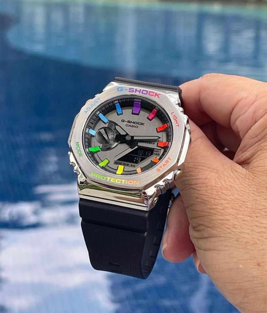 G-Shock GA-2100 Rainbow Dial Limited Edition