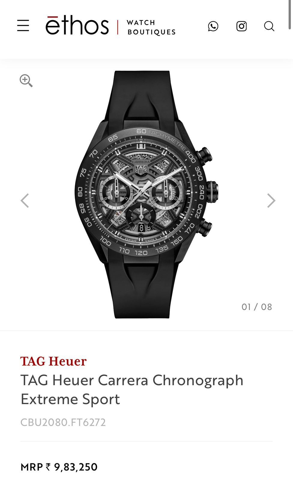 TAG Heuer Carrera Chronograph Extreme Sport