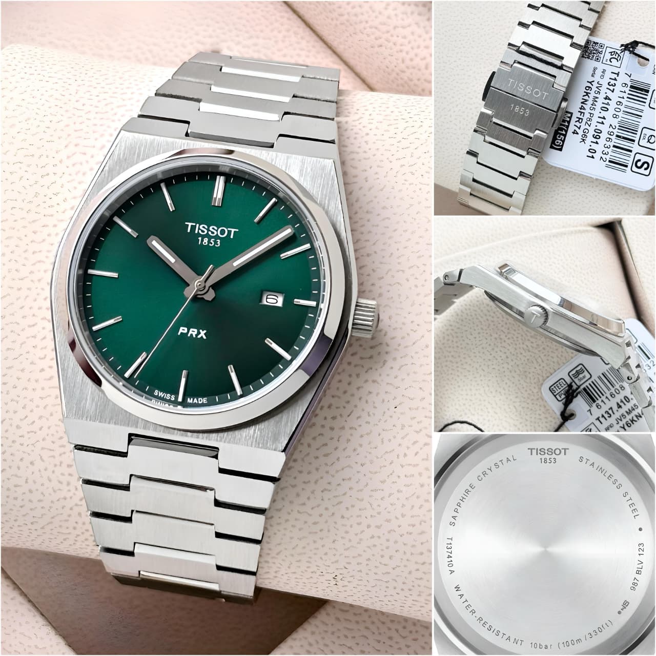 Tissot PRX Swiss Quartz Green Dial