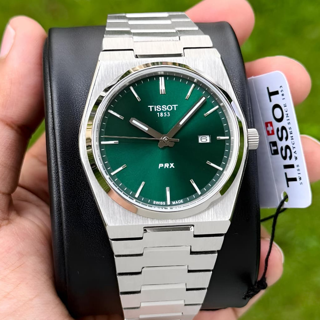Tissot PRX Swiss Quartz Green Dial